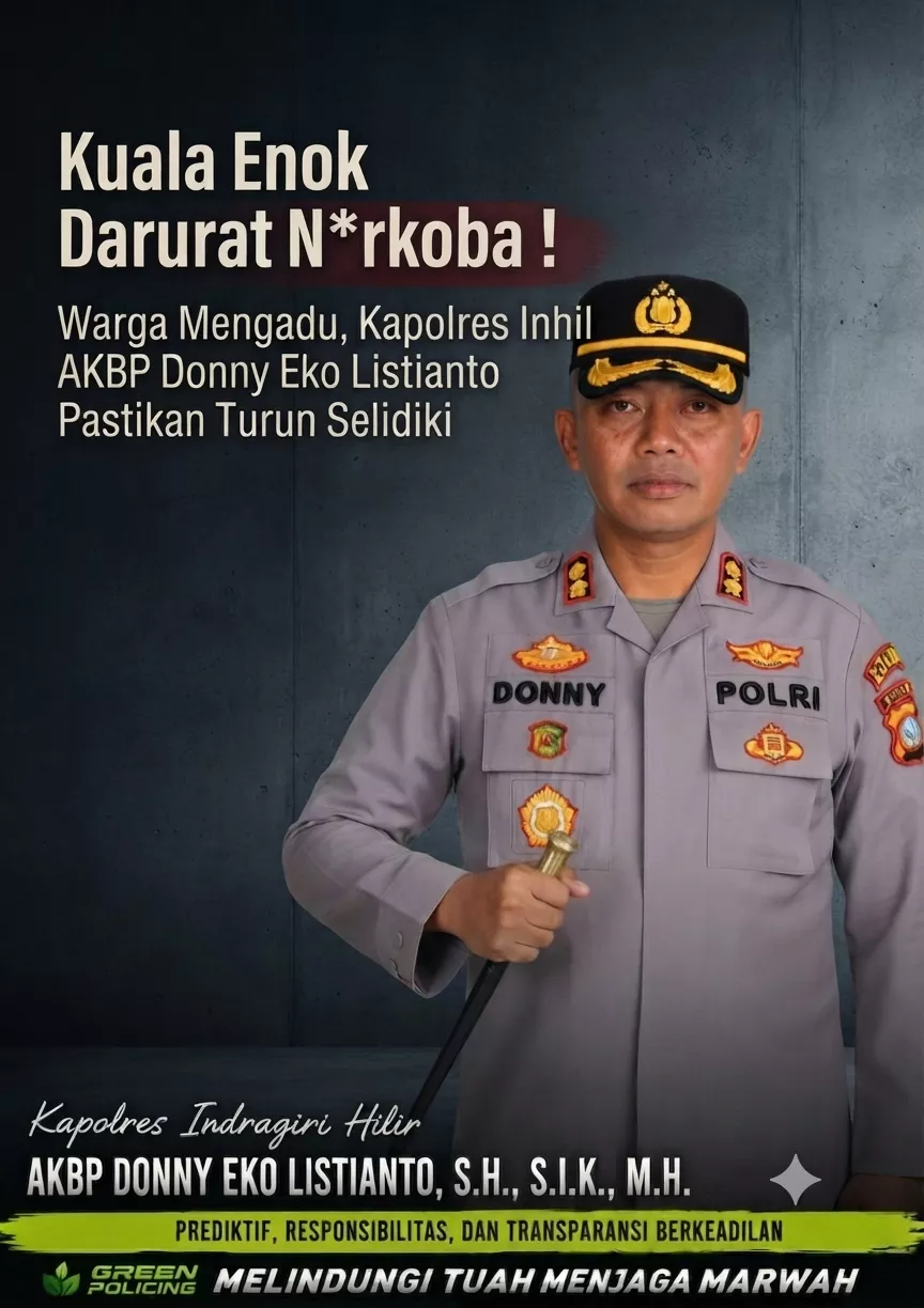 Sudah Lama Darurat Narkoba, Warga Kuala Enok Mengadu, Kapolres Inhil Pastikan Turun Selidiki