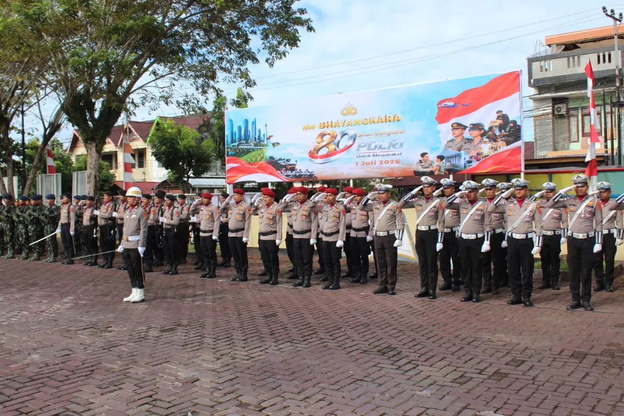 Pimpin Upacara Hari Bhayangkara ke-80, Kapolres Aceh Barat: Kepercayaan Publik Adalah Amanah