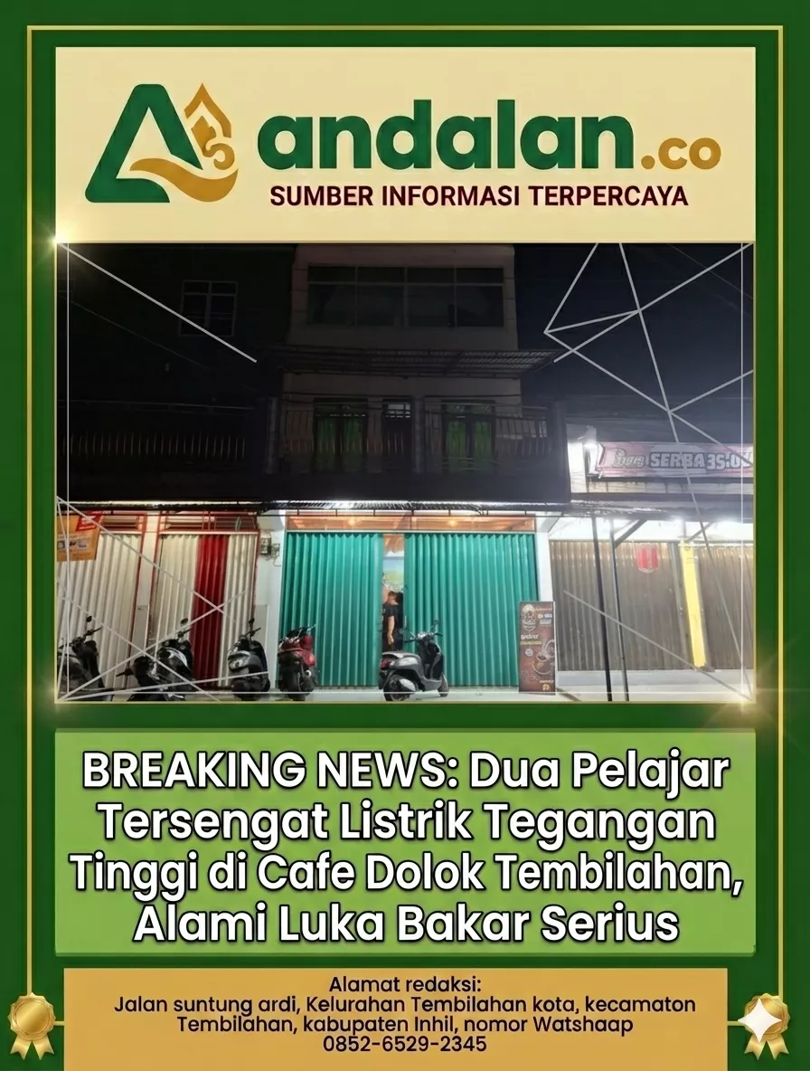 BREAKING NEWS: Dua Pelajar Tersengat Listrik Tegangan Tinggi di Cafe Dolok Tembilahan, Alami Luka Bakar Serius
