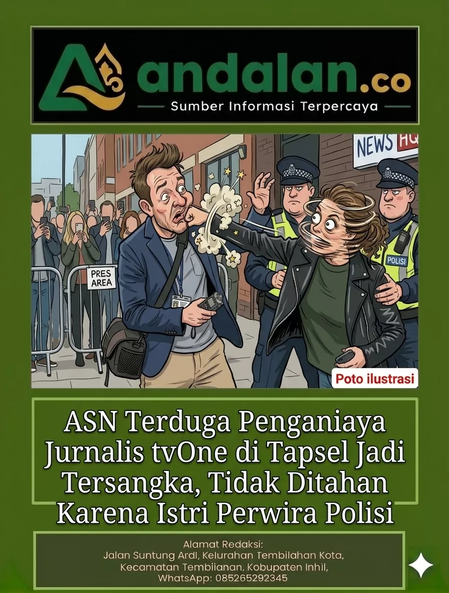 ASN Terduga Penganiaya Jurnalis tvOne di Tapsel Jadi Tersangka, Tidak Ditahan Karena Istri Perwira Polisi