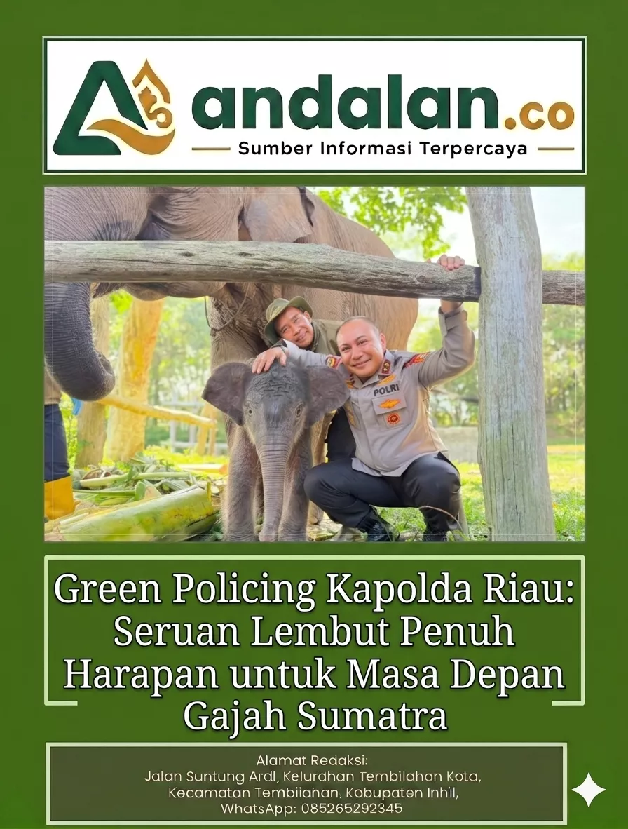 Green Policing Kapolda Riau: Seruan Lembut Penuh Harapan untuk Masa Depan Gajah Sumatra