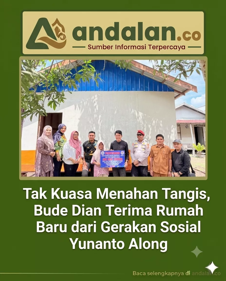 Tak Kuasa Menahan Tangis, Bude Dian Terima Rumah Baru dari Gerakan Sosial Yunanto Along