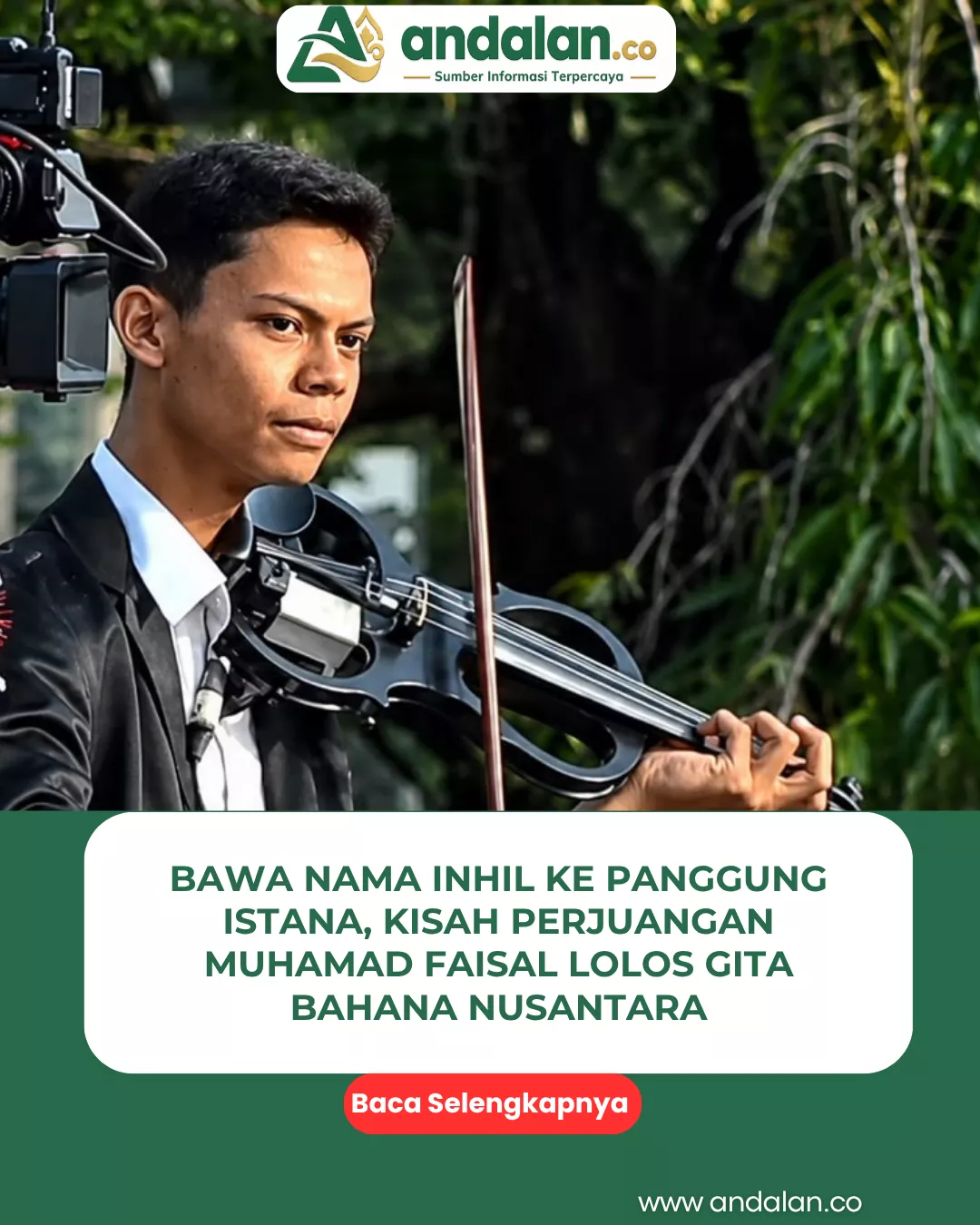 Bawa Nama Inhil ke Panggung Istana, Kisah Perjuangan Muhamad Faisal Lolos Gita Bahana Nusantara