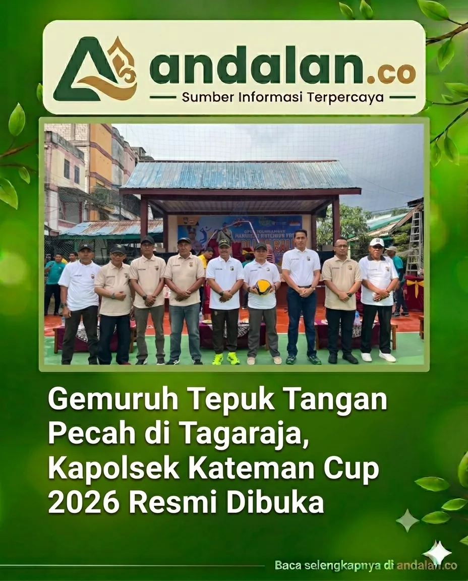 Gemuruh Tepuk Tangan Pecah di Tagaraja, Kapolsek Kateman Cup 2026 Resmi Dibuka
