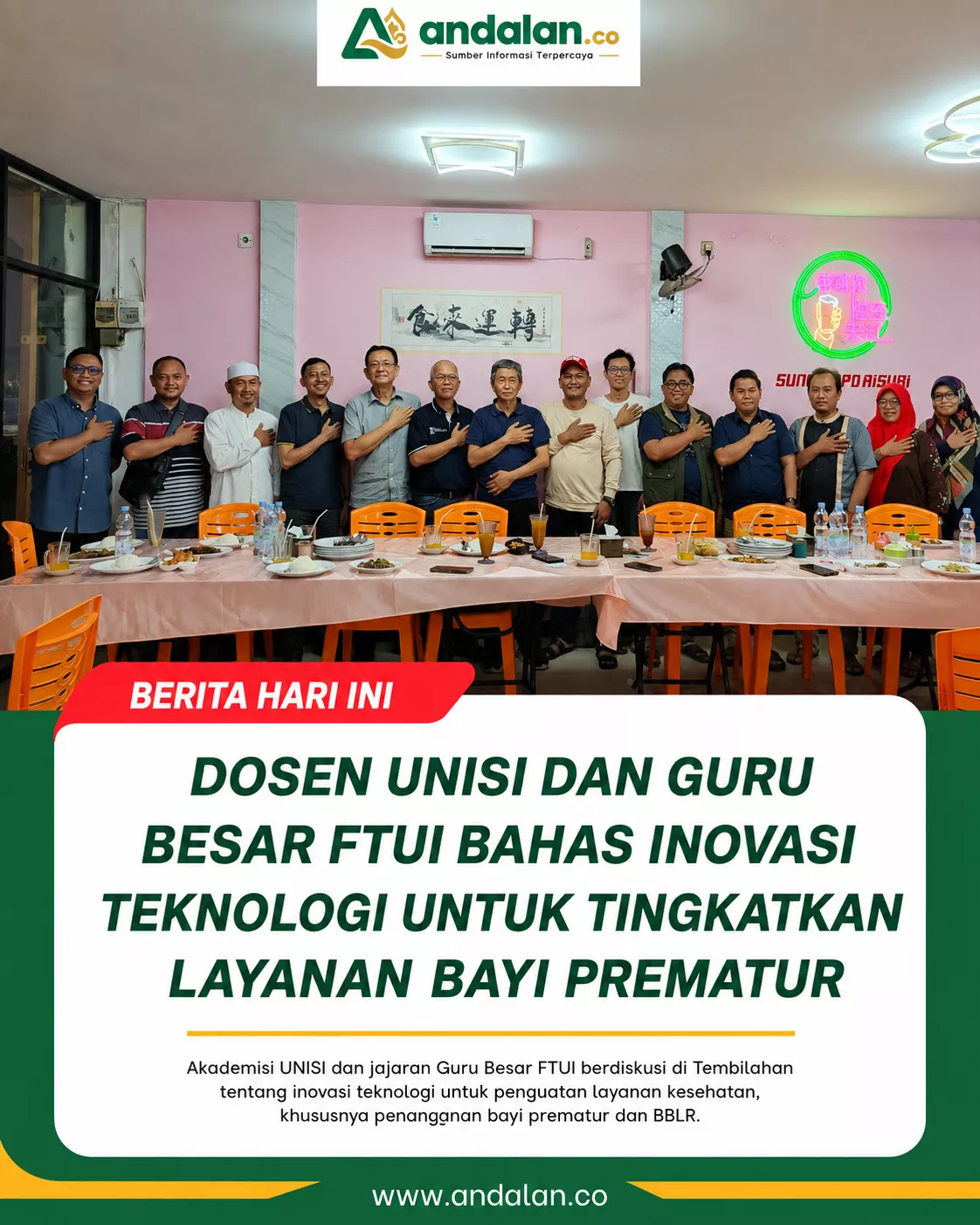 Dosen UNISI dan Guru Besar FTUI Bahas Inovasi Teknologi untuk Tingkatkan Layanan Bayi Prematur