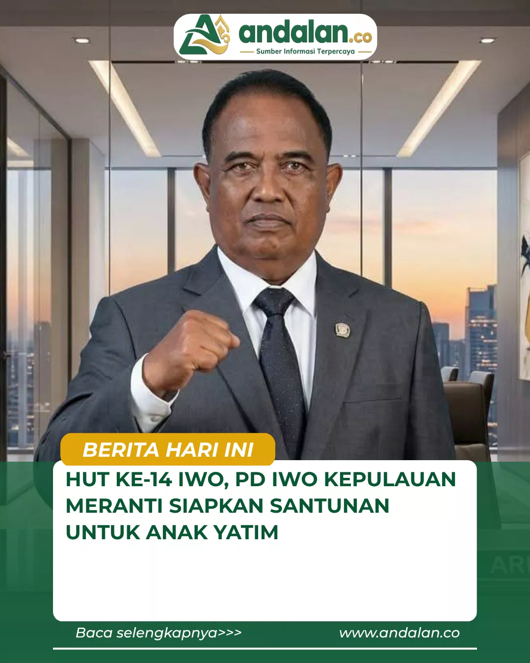 HUT Ke-14 IWO, PD IWO Kepulauan Meranti Siapkan Santunan untuk Anak Yatim