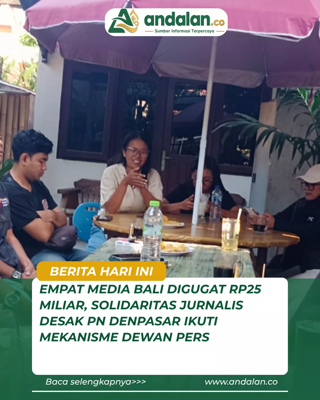Empat Media Bali Digugat Rp25 Miliar, Solidaritas Jurnalis Desak PN Denpasar Ikuti Mekanisme Dewan Pers