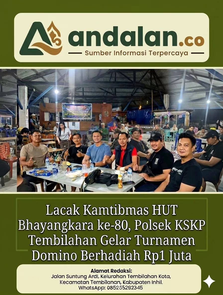 Lacak Kamtibmas HUT Bhayangkara ke-80, Polsek KSKP Tembilahan Gelar Turnamen Domino Berhadiah Rp1 Juta
