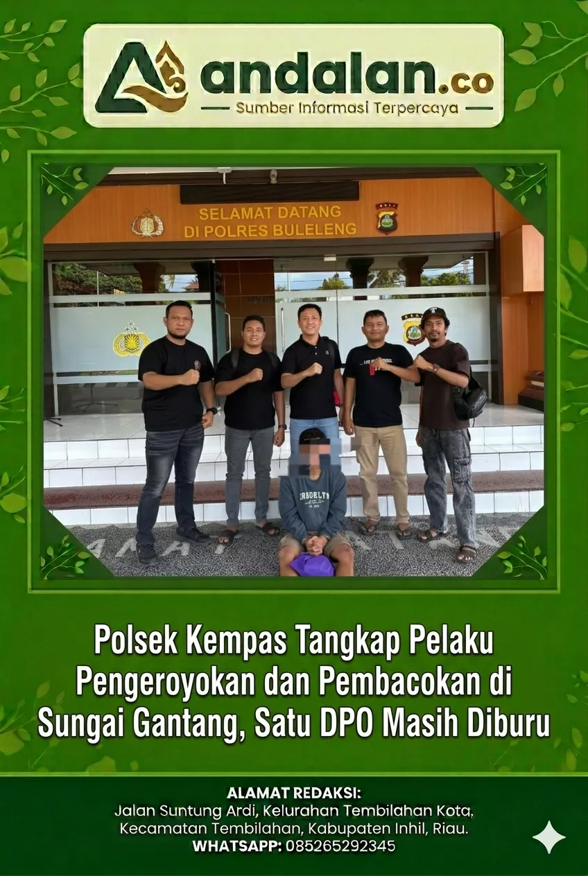 Polsek Kempas Tangkap Pelaku Pengeroyokan dan Pembacokan di Sungai Gantang, Satu DPO Masih Diburu