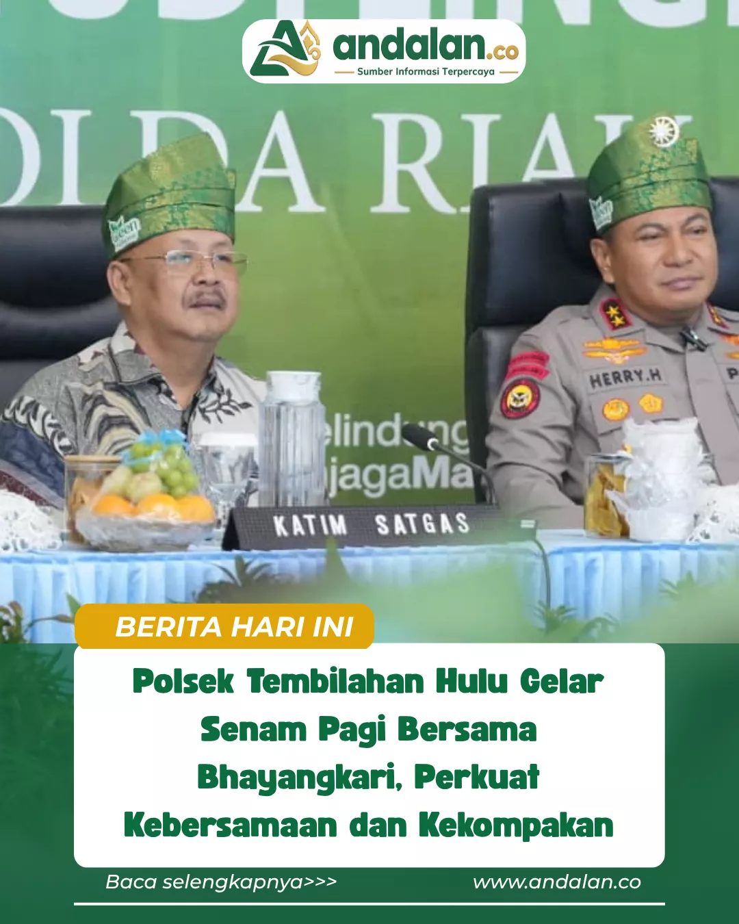 Polda Riau Bentuk Pusat Studi Kepolisian dan Lingkungan, Dorong Green Policing Berbasis Riset