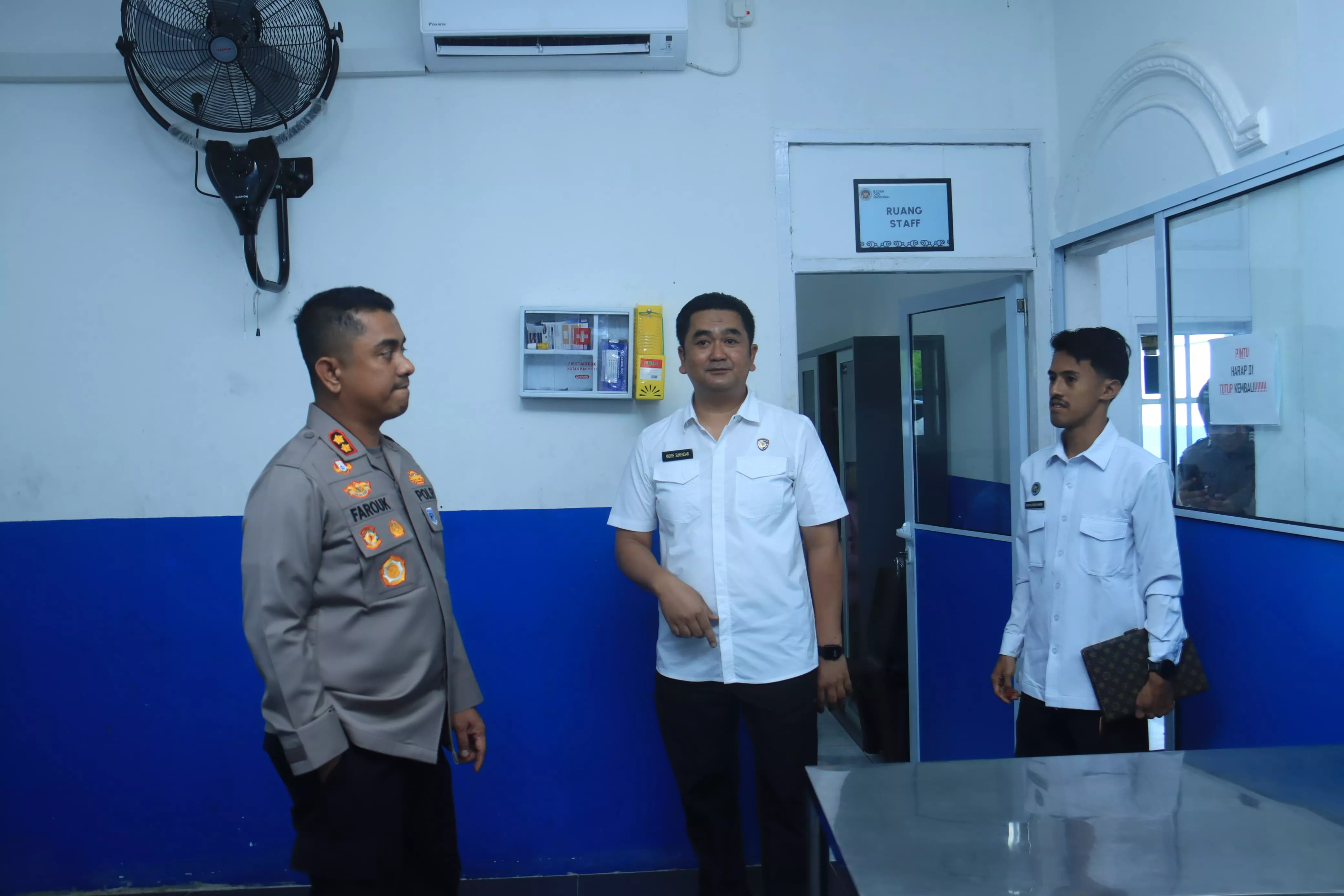 Tim Supervisi Polda Riau Laksanakan Asistensi Tata Kelola Dapur SPPG Polres Inhil