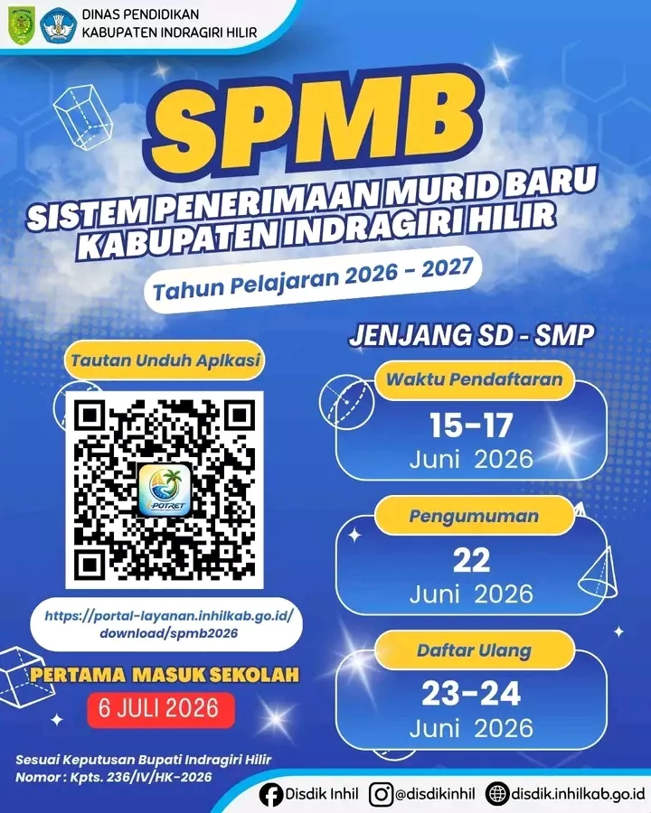 Proses Pendaftaran Murid Baru di Inhil Masih Terkendala Aplikasi Eror