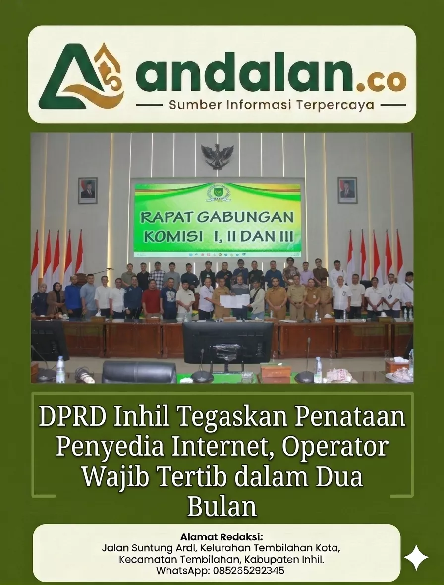 DPRD Inhil Tegaskan Penataan Penyedia Internet, Operator Wajib Tertib dalam Dua Bulan