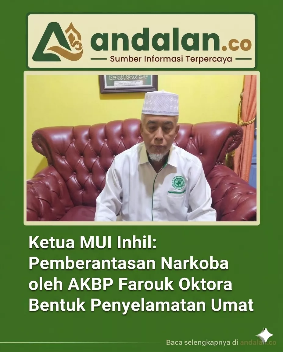 Ketua MUI Inhil: Pemberantasan Narkoba oleh AKBP Farouk Oktora Bentuk Penyelamatan Umat