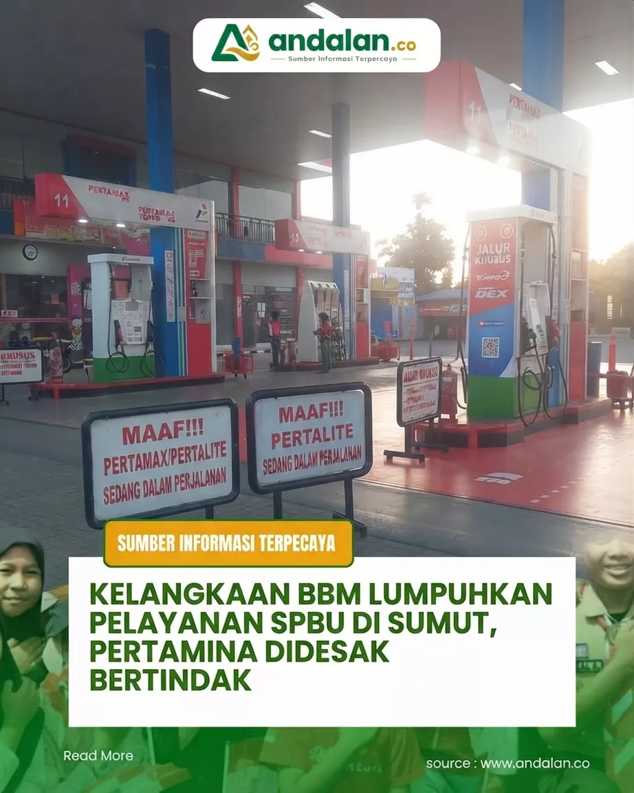 Kelangkaan BBM Lumpuhkan Pelayanan SPBU di Sumut, Pertamina Didesak Bertindak