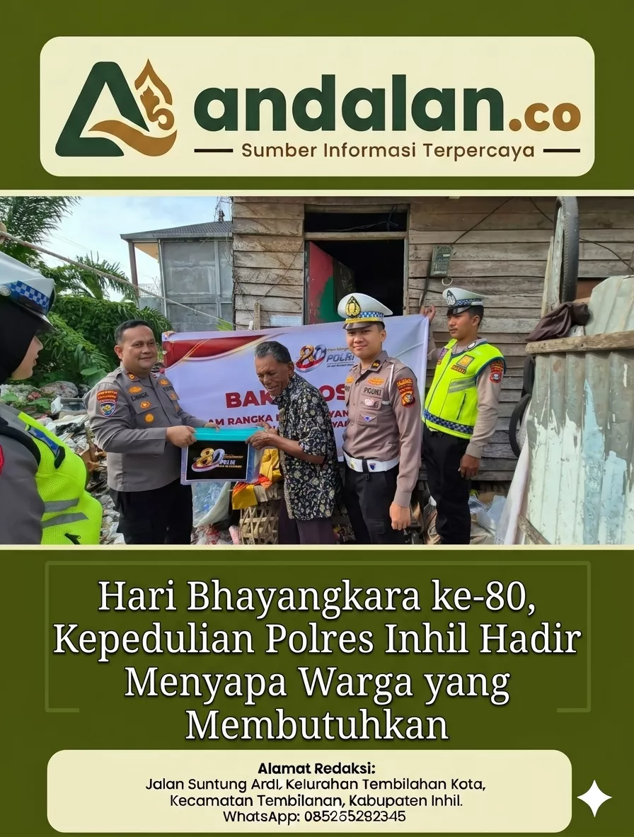  Hari Bhayangkara ke-80, Kepedulian Polres Inhil Hadir Menyapa Warga yang Membutuhkan