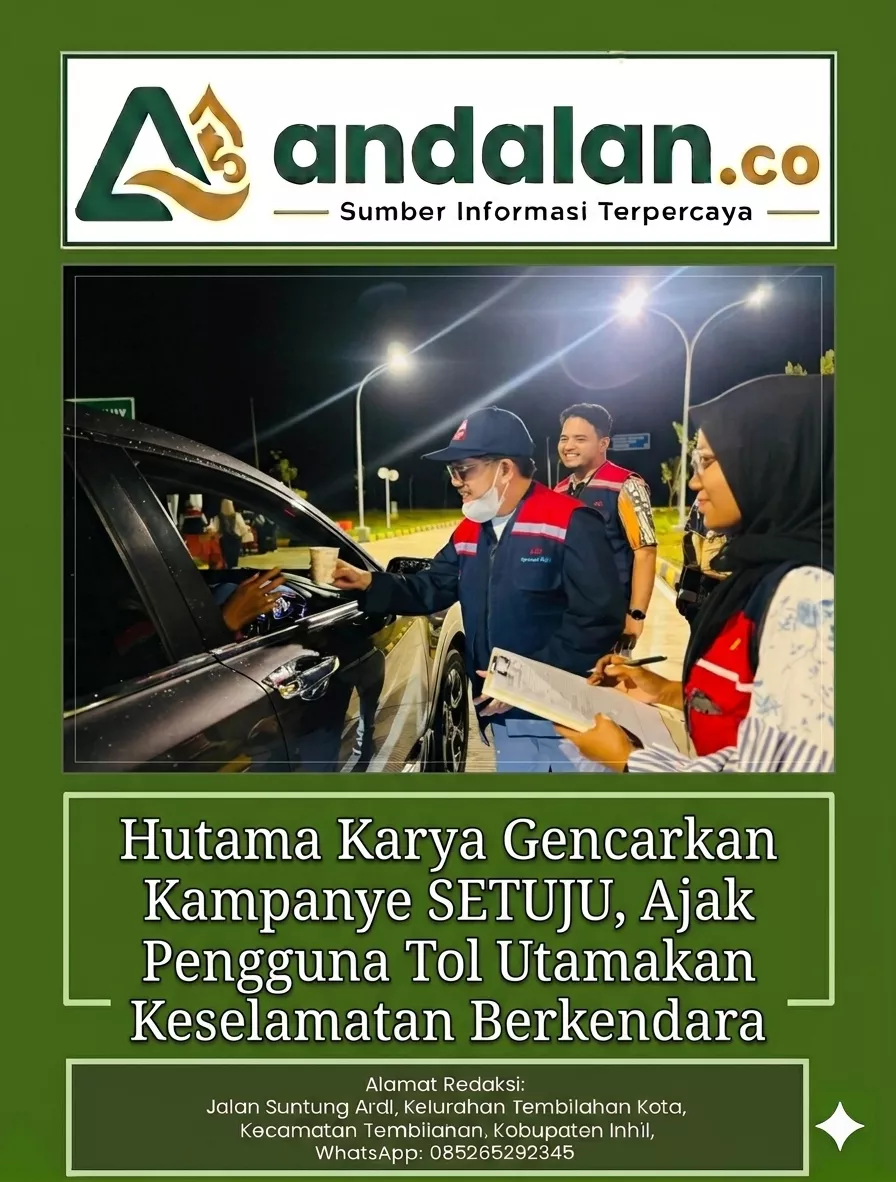 Hutama Karya Gencarkan Kampanye SETUJU, Ajak Pengguna Tol Utamakan Keselamatan Berkendara