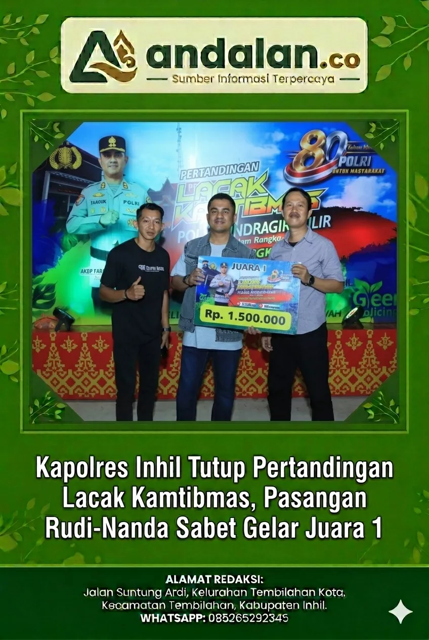 Kapolres Inhil Tutup Pertandingan Lacak Kamtibmas, Pasangan Rudi-Nanda Sabet Gelar Juara 1