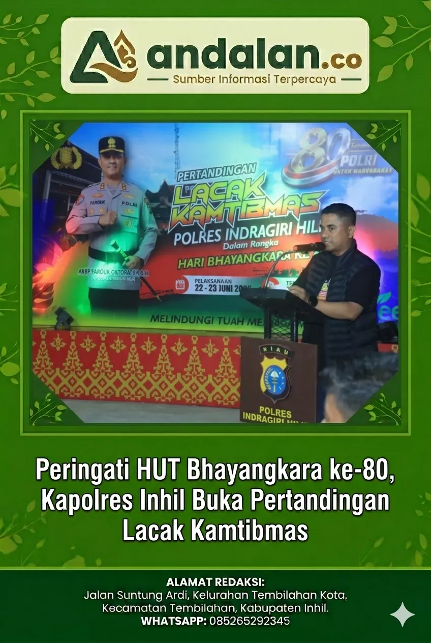 Peringati HUT Bhayangkara ke-80, Kapolres Inhil Buka Pertandingan Lacak Kamtibmas