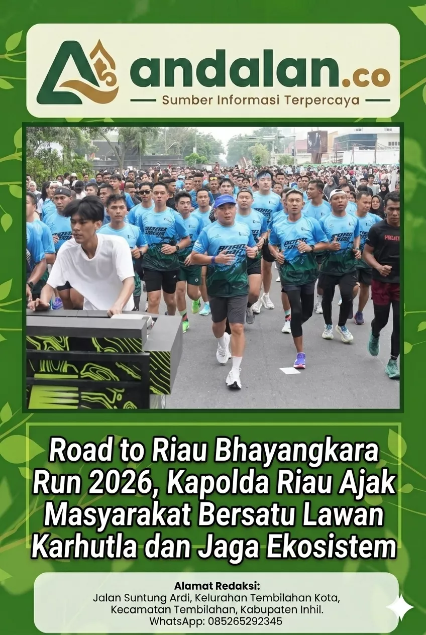 Road to Riau Bhayangkara Run 2026, Kapolda Riau Ajak Masyarakat Bersatu Lawan Karhutla dan Jaga Ekosistem