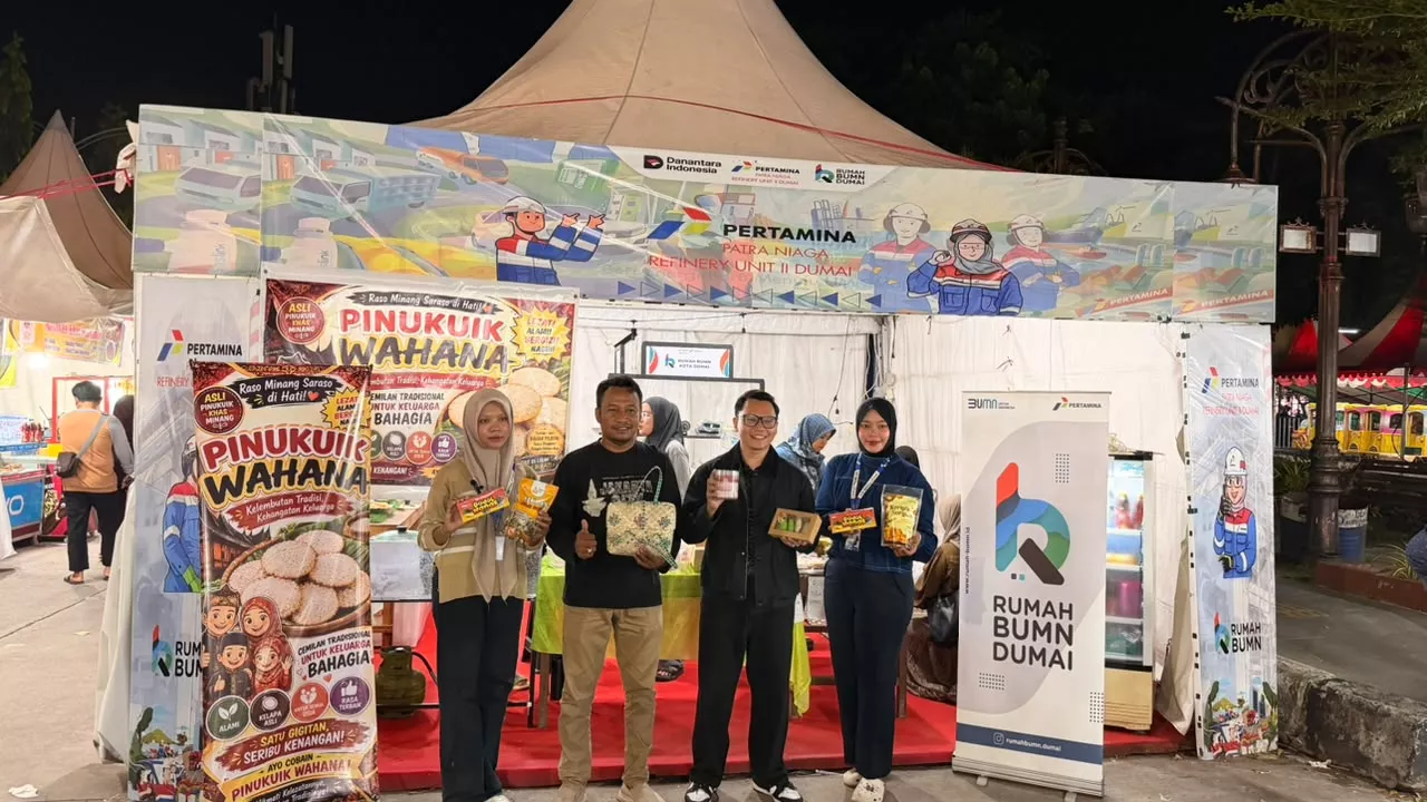 Pertamina Patra Niaga Kilang Dumai dan Rumah BUMN Dumai Perluas Akses Pasar UMKM Lokal