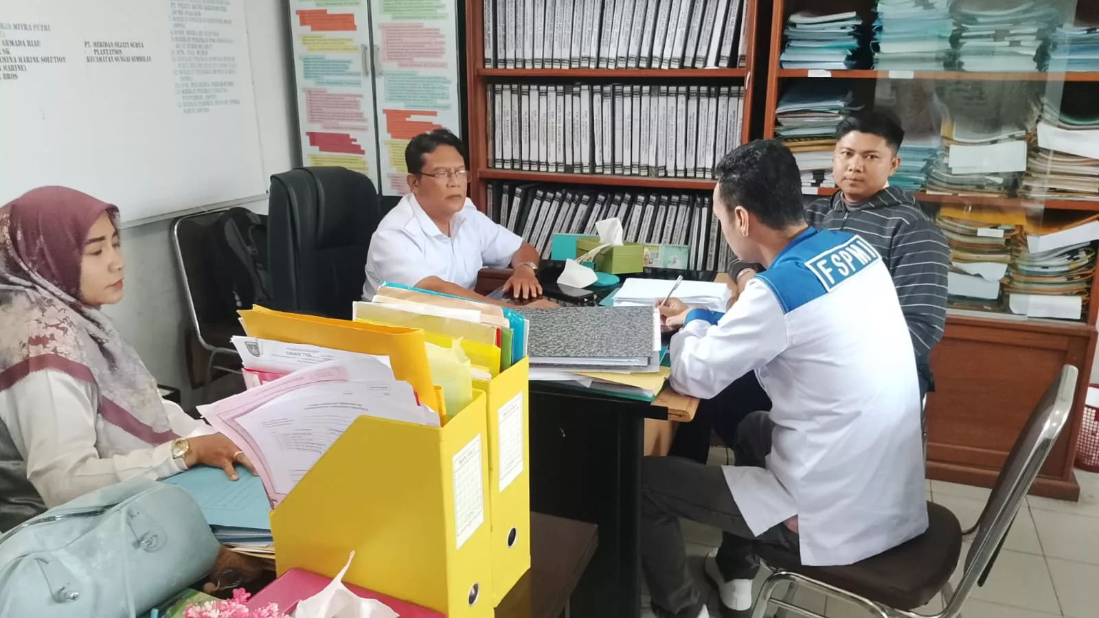 PT. Tridaya Dimensi Indonesia Tak Hadiri Tripartit Yang Di gelar Dinas Tenaga Kerja, Ketua FSPMI : Hargai Upaya Penyelesaian dari Instansi Yang Berwenang