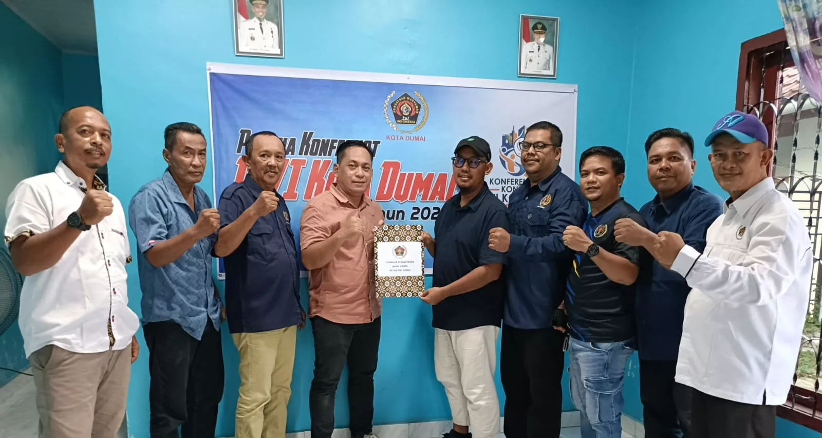 Bambang Prayetno Resmi Ambil Formulir  Pendaftaran Bakal Calon  Ketua PWI Kota Dumai