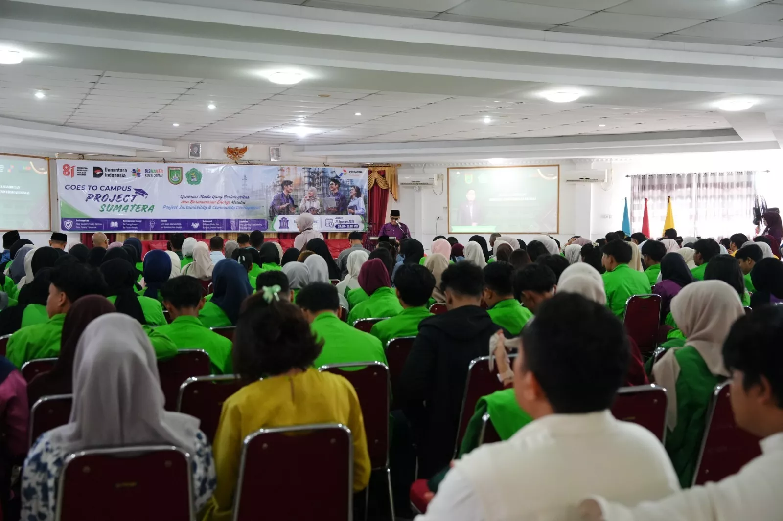 Pertamina Patra Niaga Kilang Dumai Bersama Project R&P Sumatra Dukung Mahasiswa Melek Energi Dan Lingkungan Lewat Pertamina Goes To Campus