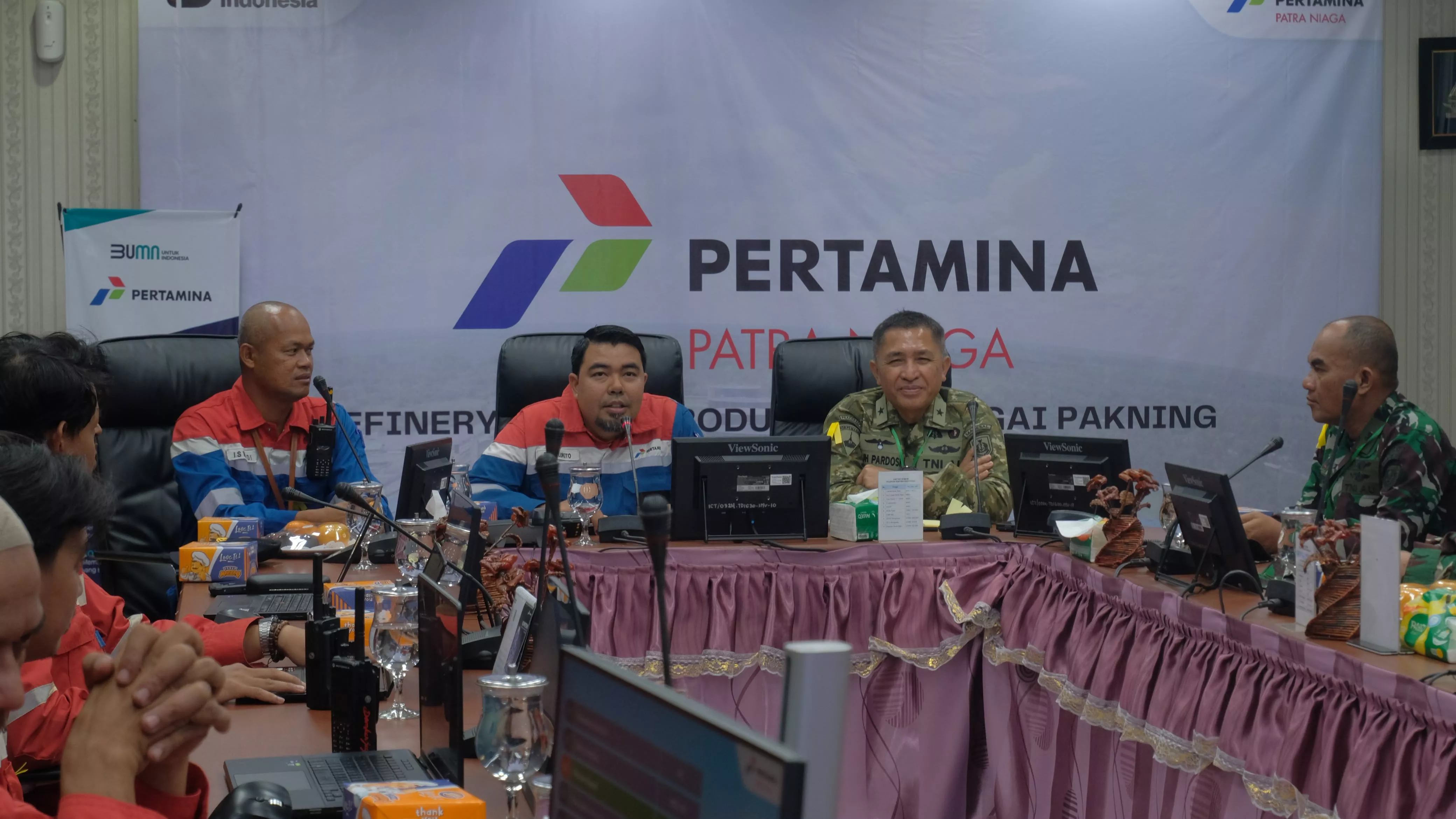 PT. Pertamina Patra Niaga Unit Dumai Produksi Sungai Pakning Perkuat Kontribusi Multi Pihak Dalam Pencegahan Dan Penanganan Karhutla