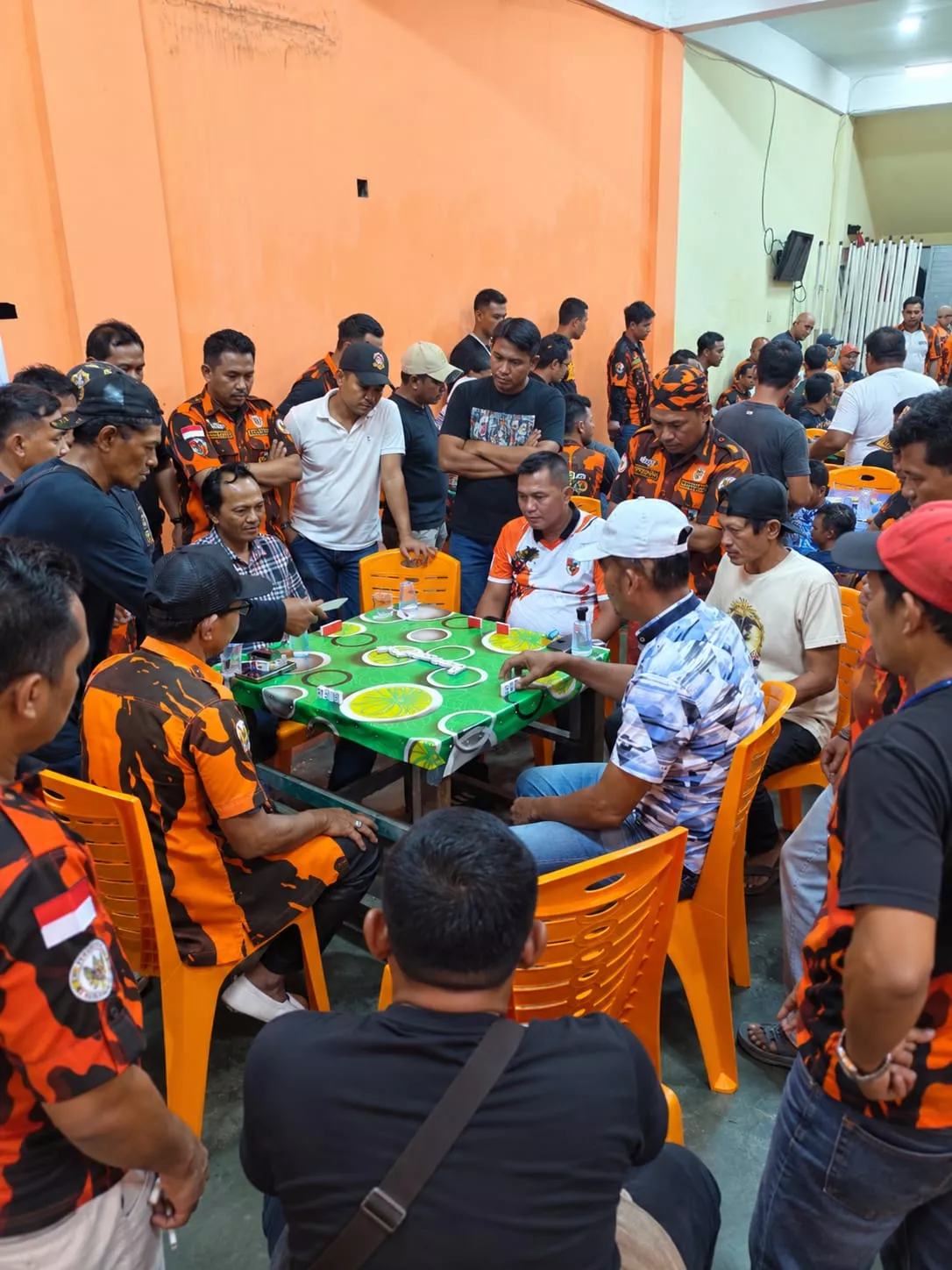 Semarak HUT Ke-67, Pemuda Pancasila Dumai Perkutut Solidaritas Lewat Turnamen Batu Domino