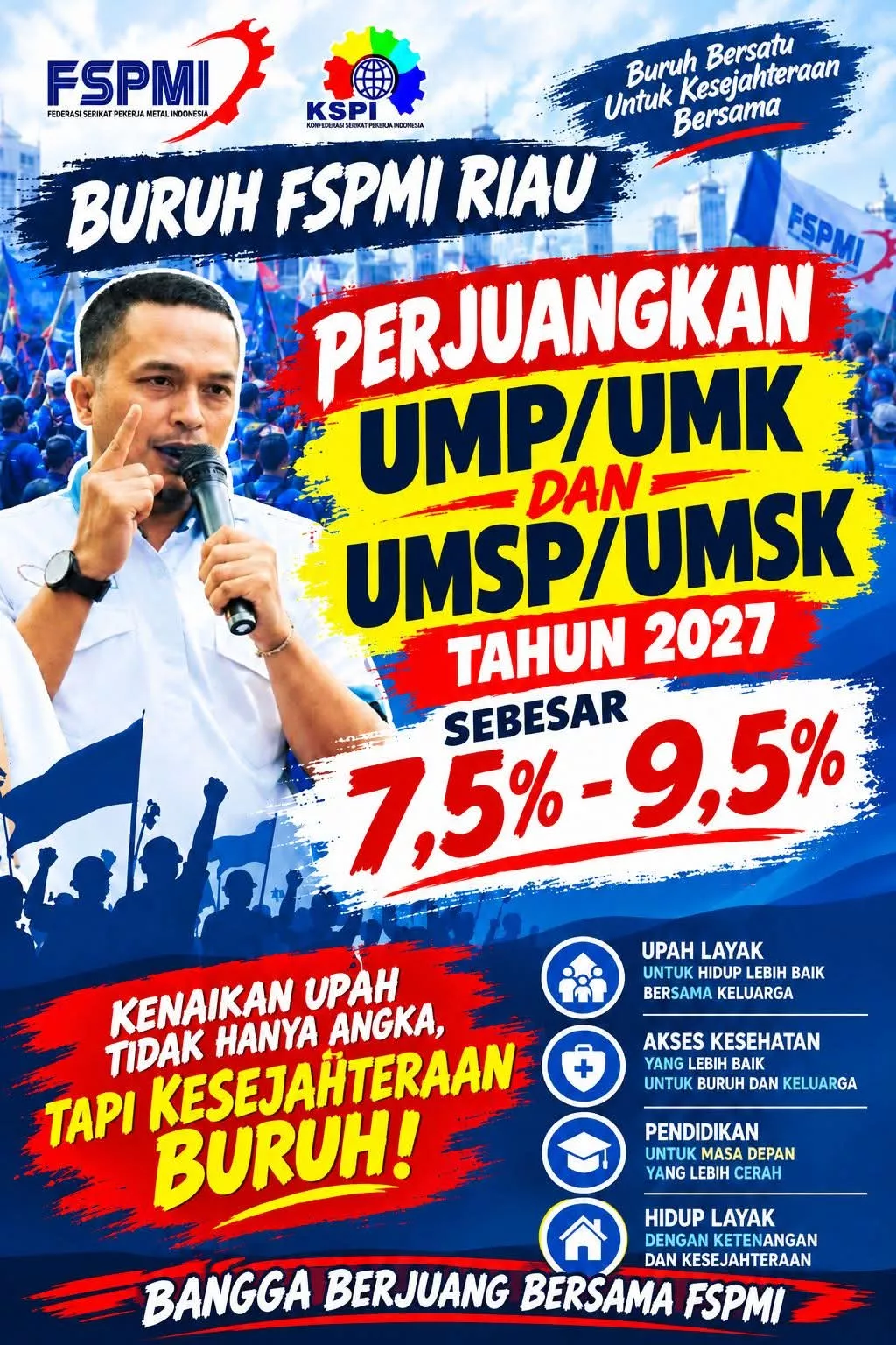 Stop Ribut DBH Migas dan Sawit, FSPMI Bersama Aliansi Buruh Riau Konsolidasi Aksi Gelombang Besar Kawal UMP/UMSK 2027