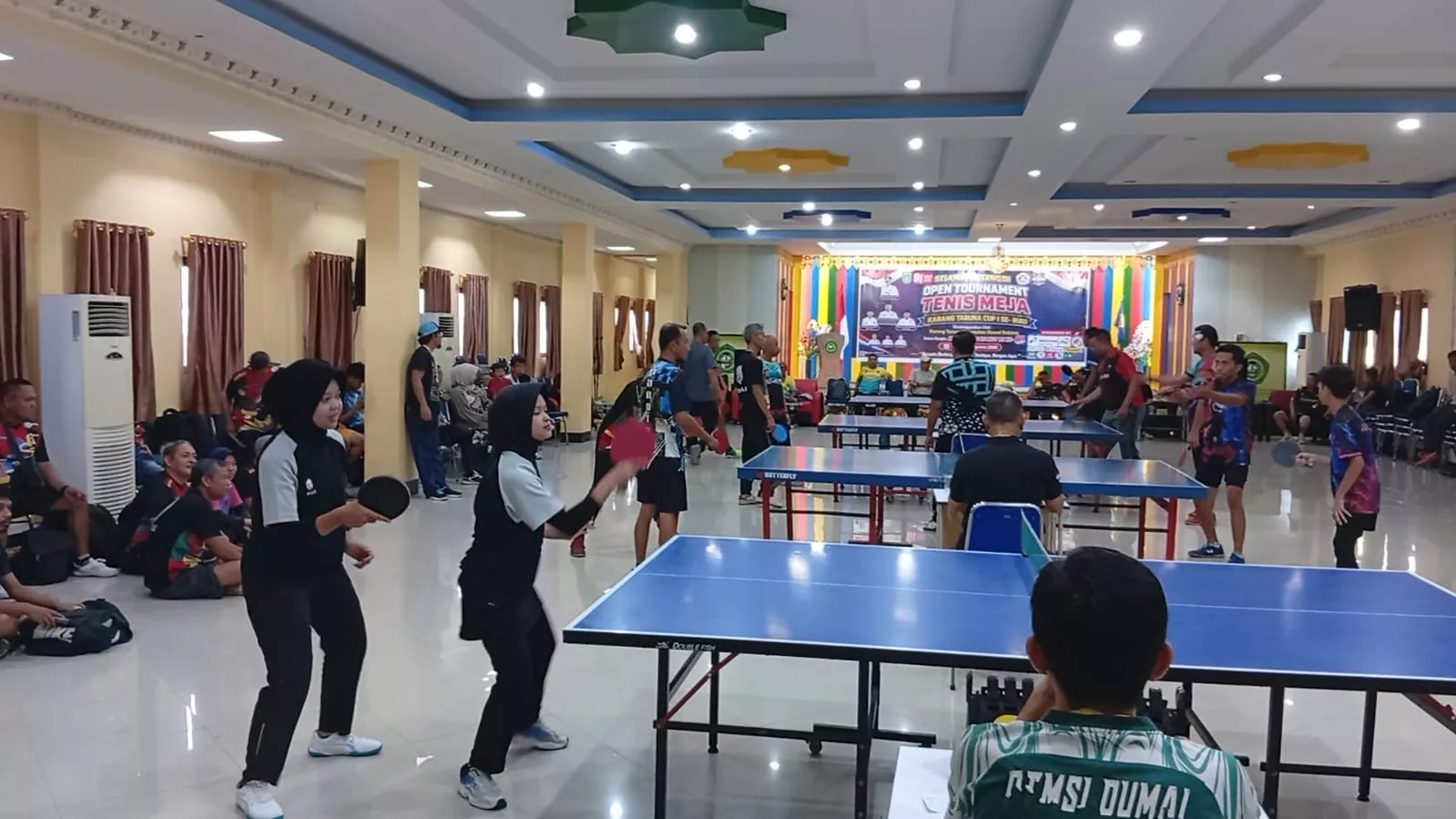 Open Turnamen Tenis Meja Se Provinsi Riau  Pada STIA Lancang Kuning