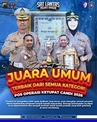 Satlantas Polres Sragen Raih Juara Umum Operasi Ketupat Candi 2026