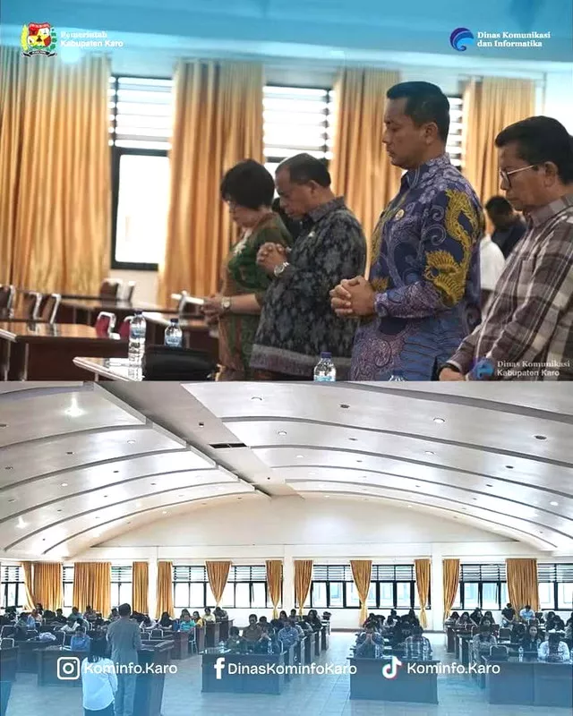 Bupati Karo Mengadakan Ibadah Oikumene bagi ASN dan Non-ASN Pemkab Karo