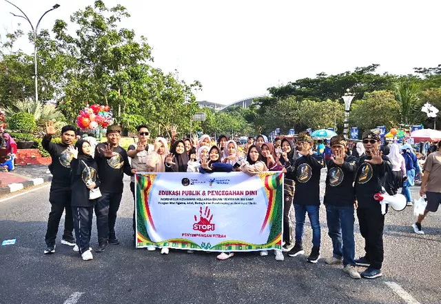 Dari Car Free Day, Teuku Reyza dan Andi Champay Serukan Perlindungan Anak dan Jaga Marwah Riau