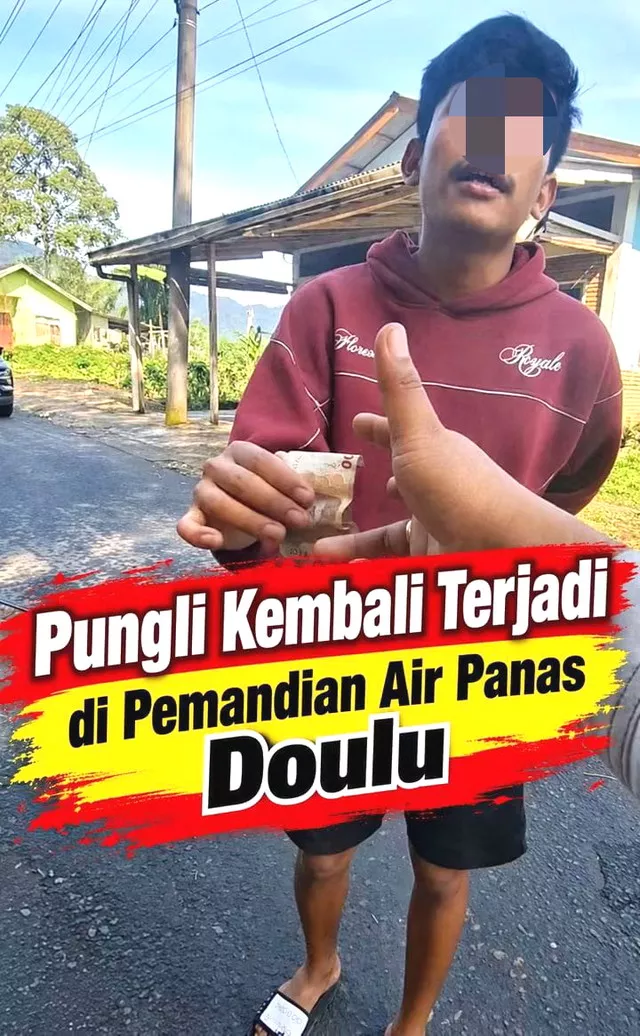 Sejumlah Wisatawan Mengaku di Pungli Rp20 Ribu per Orang Saat Menuju Air Panas Semangat Gunung 