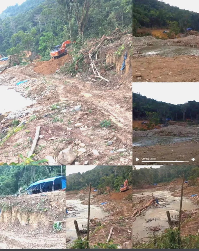 Instruksi Presiden Dikangkangi, 9 Ekskavator Hancurkan Sungai Batang Ombilin Tanah Datar Sumbar