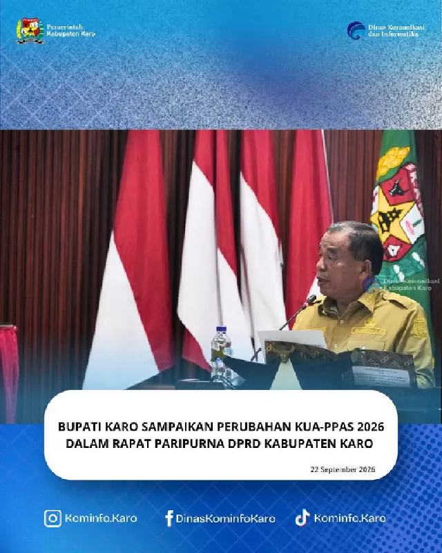 Pendapatan Daerah Kabupaten Karo Meningkat Sebesar Rp151,17 Miliar