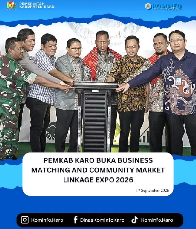 Pemkab Karo Buka Business Matching and Community Market Linkage Expo 2026