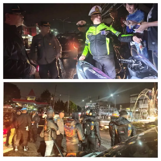 Di Berastagi 22 Motor Knalpot Brong Ditindak