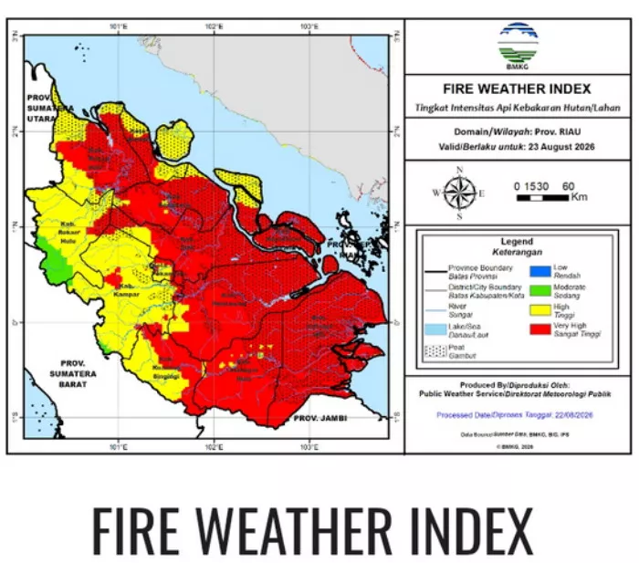 Ngeri dan Dahsyat, Hotspot di Sumatera Meningkat 2.610 !