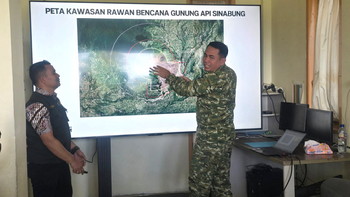 Penjelasan tentang kondisi Gunung Sinabung