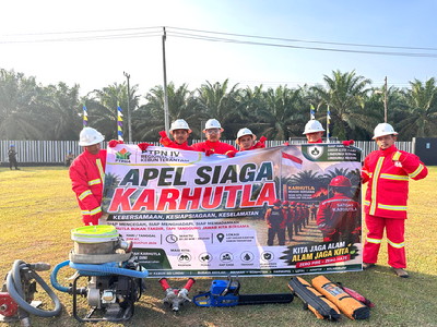 PTPN IV Regional III Riau siagakan personel antisipasi kebakaran hutan dan lahan (karhutla)