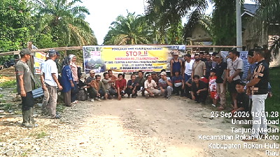 Omak-omak yang Demo Akan Datangi Kantor Camat Rokan IV Koto