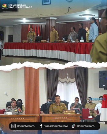 Bupati Karo Sampaikan Nota Pengantar Perubahan APBD 2026