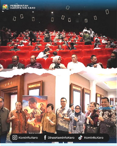Bupati Karo Hadiri Gala Premier Film Djamin Setia Selamanya