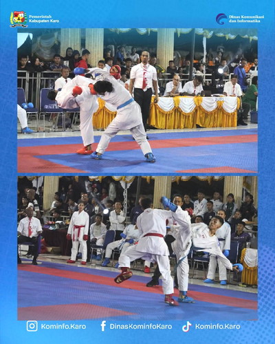 Karo Open Karate Championship 2026 Piala Bupati Karo Resmi Ditutup