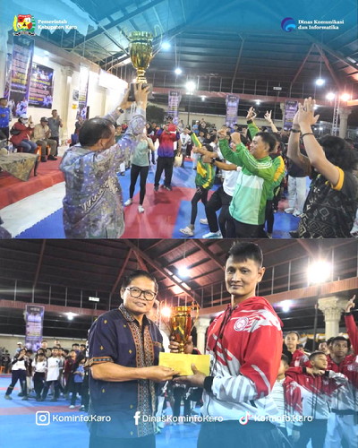 Karo Open Karate Championship 2026 Piala Bupati Karo Resmi Ditutup