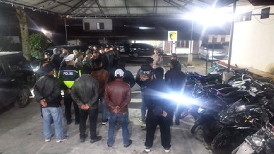 Di Berastagi 22 Motor Knalpot Brong Ditindak