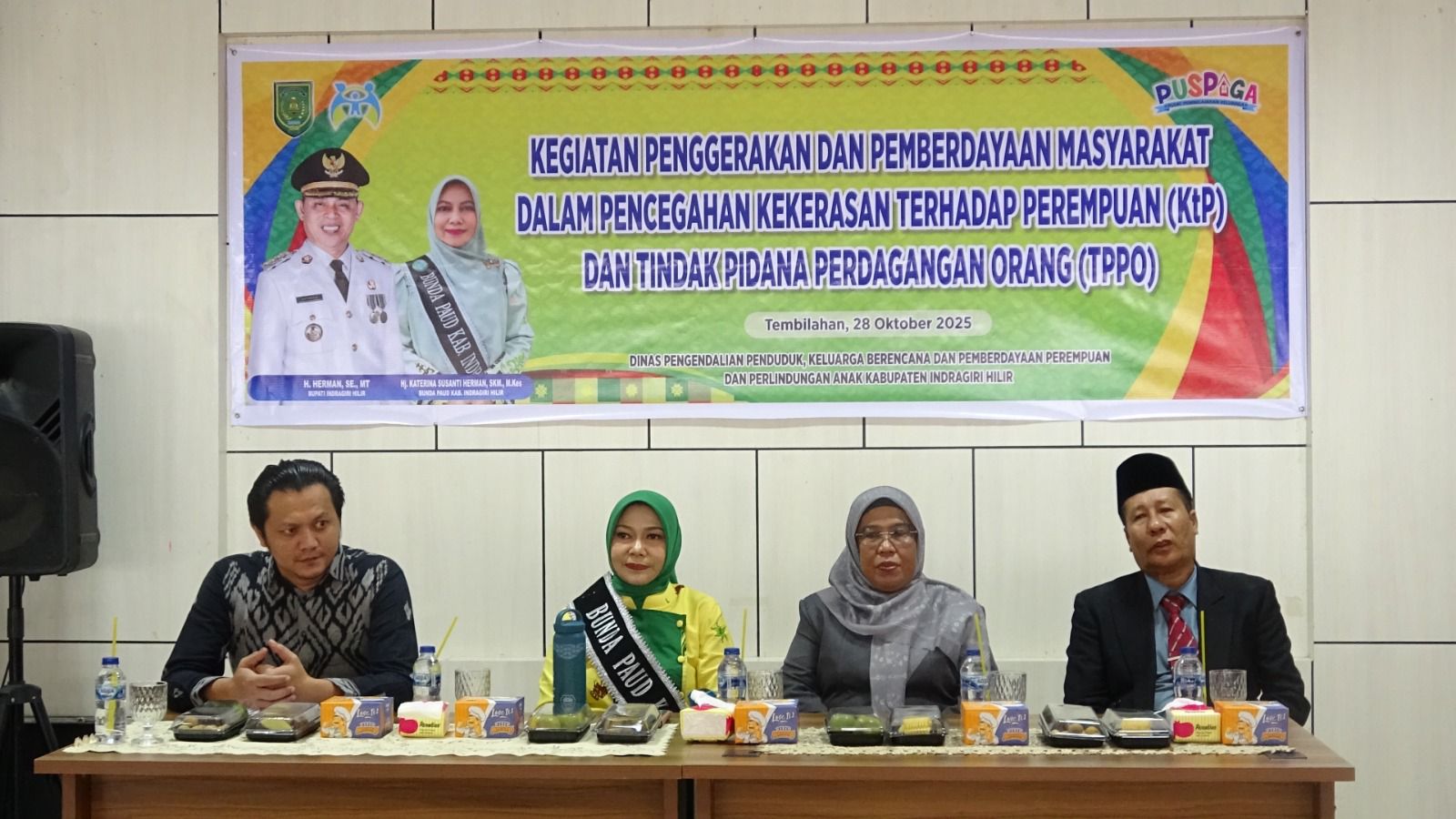 Bunda PAUD Inhil Katerina Susanti Tegaskan Komitmen Cegah Kekerasan terhadap Perempuan dan Anak